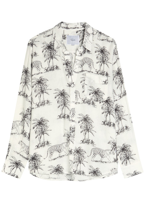 RAILS-Charlie printed linen-blend shirt