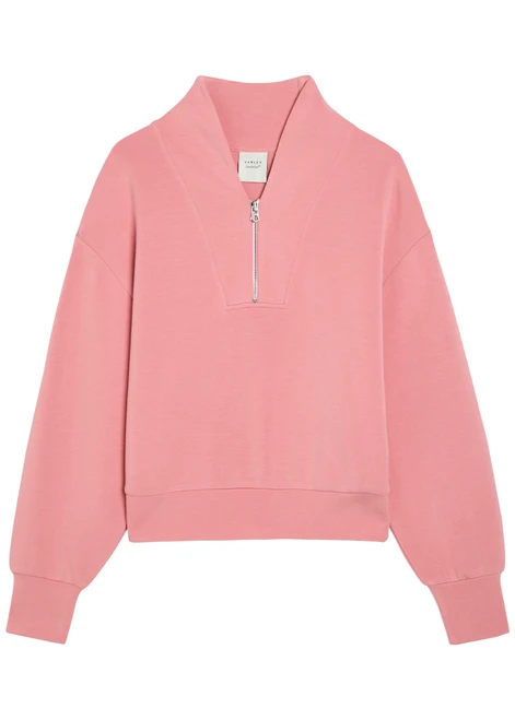 VARLEY-Davidson half-zip stretch-jersey sweatshirt
