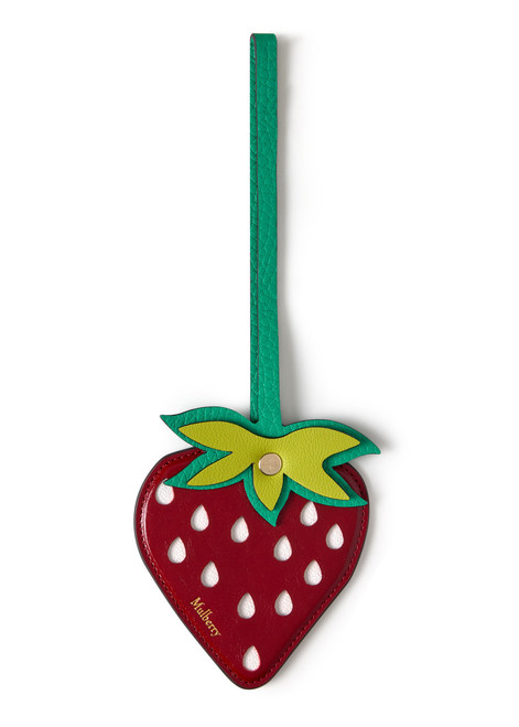 MULBERRY-Strawberry bag charm