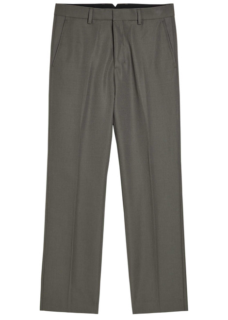 AMI PARIS-Straight-leg wool trousers 