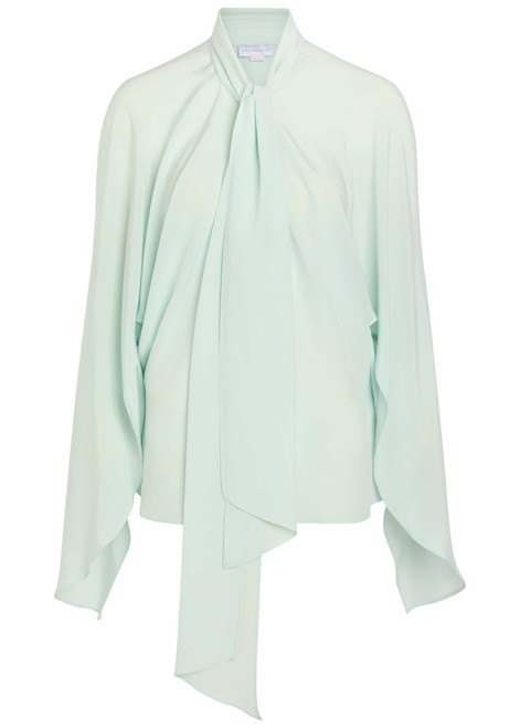 STELLA MCCARTNEY-Tie-effect silk shirt