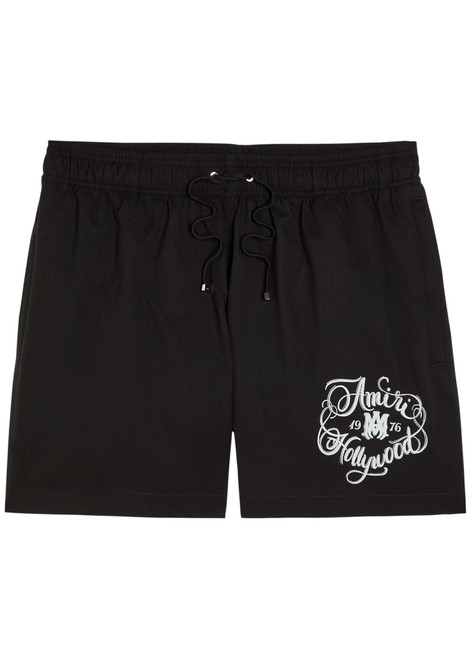 AMIRI-Hollywood printed swim shorts