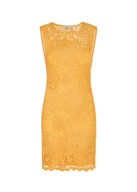 SIMKHAI-Fynch crochet cotton mini dress