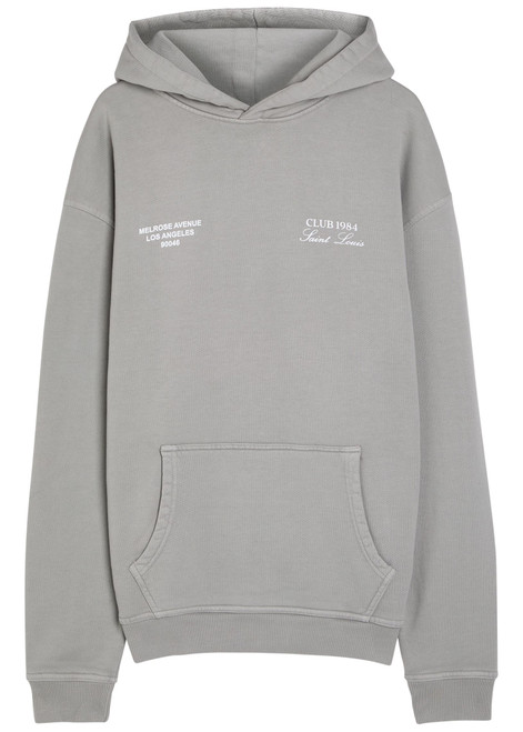 CLUB 1984-Melrose hooded cotton sweatshirt