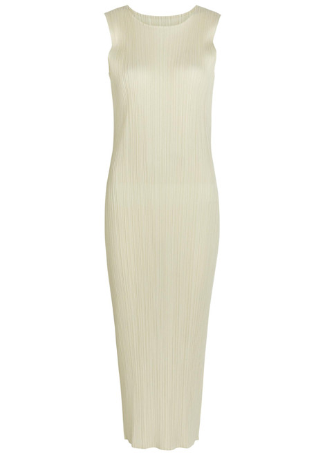 PLEATS PLEASE ISSEY MIYAKE-Pleated woven midi dress