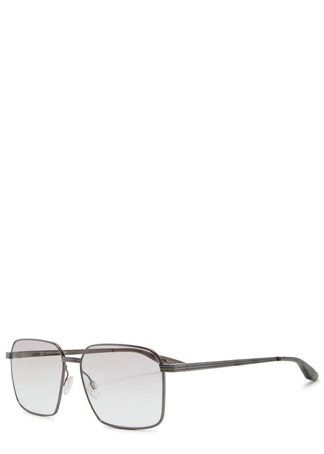 BARTON PERREIRA-Hampton rectangle-frame sunglasses