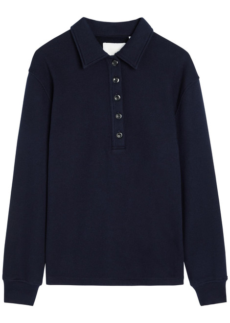 CITIZENS OF HUMANITY-Vintage jersey polo sweatshirt