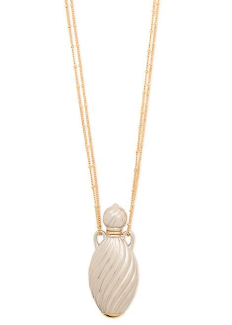 CHLOE-Chloé Mirror two-tone pendant necklace