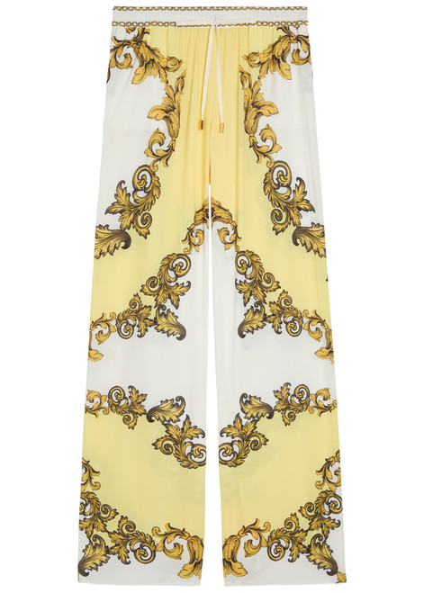 ALICE + OLIVIA-Ojai printed wide-leg georgette trousers