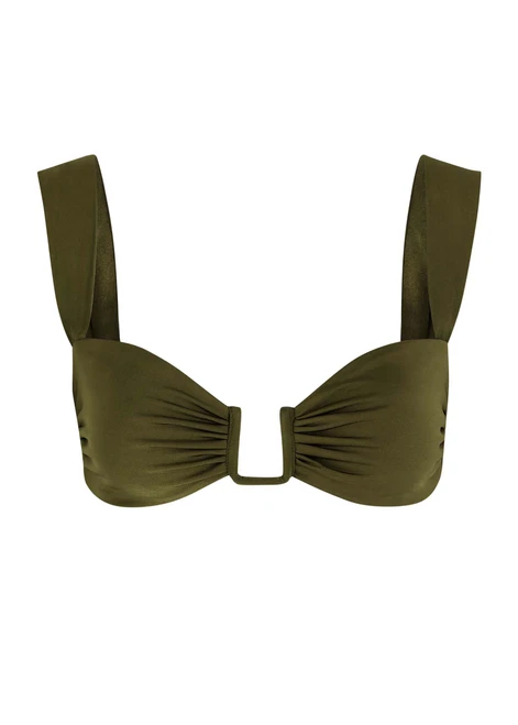 AWAY THAT DAY-Cannes gathered bikini top