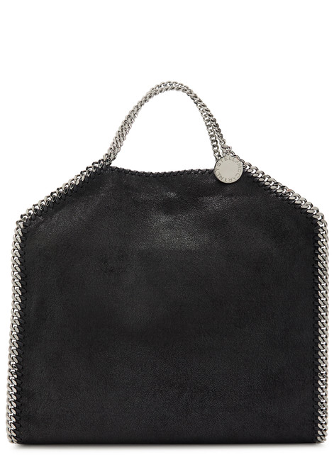 STELLA MCCARTNEY-Falabella 3 Chain faux suede tote bag