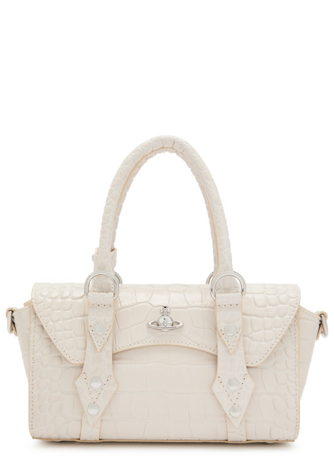 VIVIENNE WESTWOOD-Bettina mini crocodile-effect leather cross-body bag