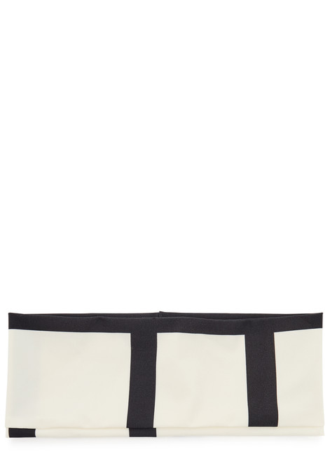 TOTEME-Logo-monogrammed jersey headband