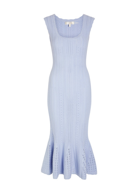 LOVESHACKFANCY-Tayleen pointelle-knit midi dress