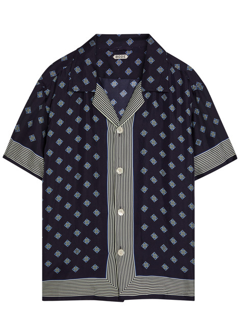 BODE-Foyer printed silk shirt