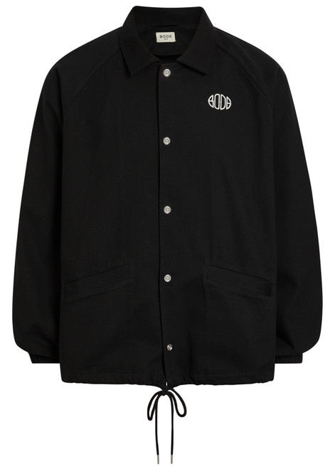BODE-Logo-embroidered cotton-twill track jacket