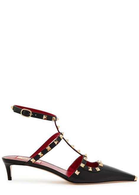 VALENTINO GARAVANI-Rockstud 40 leather pumps