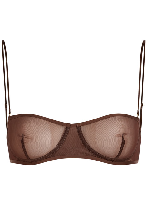 CALVIN KLEIN-Alden unlined stretch-mesh bra