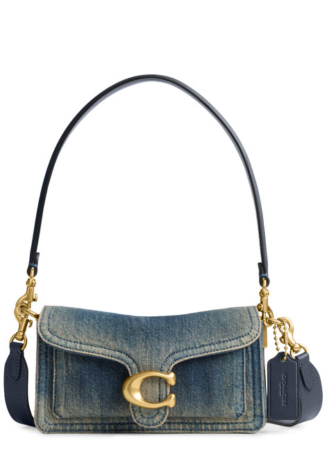 COACH-Tabby 20 denim shoulder bag