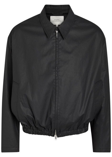 STUDIO NICHOLSON-Waxed cotton jacket