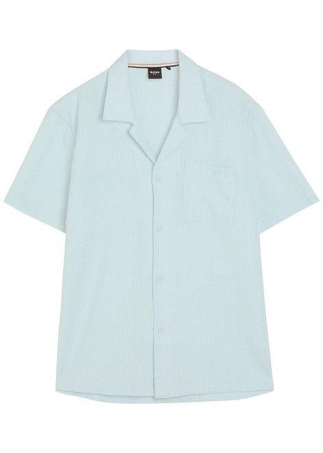 BOSS-Seersucker shirt