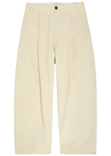 STUDIO NICHOLSON-Pleated wide-leg trousers