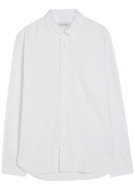 OFFICINE GÉNÉRALE-Cotton Oxford shirt