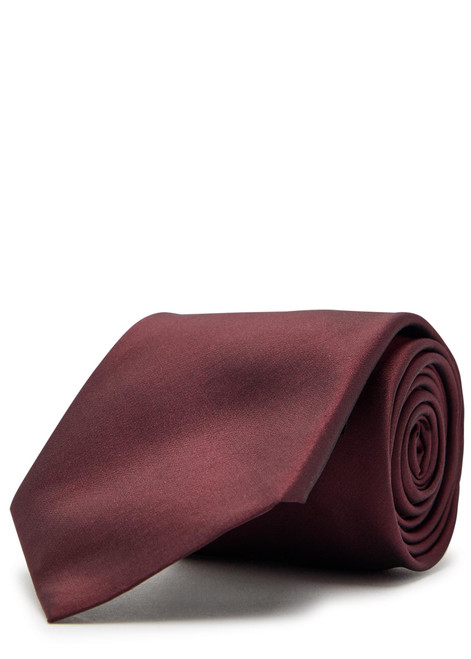 SAINT LAURENT-Silk-taffeta tie