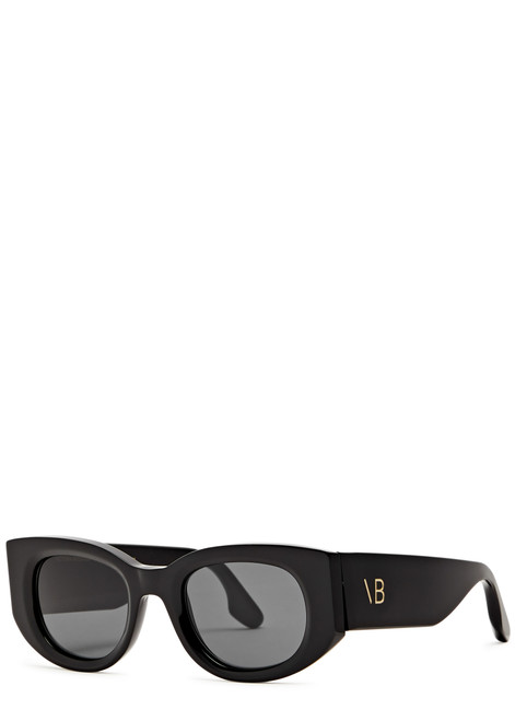 VICTORIA BECKHAM-Oval-frame sunglasses 
