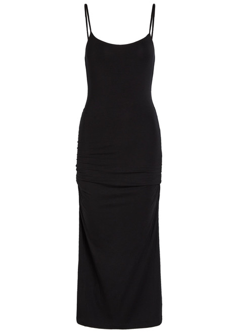 TOTEME-Draped jersey midi dress