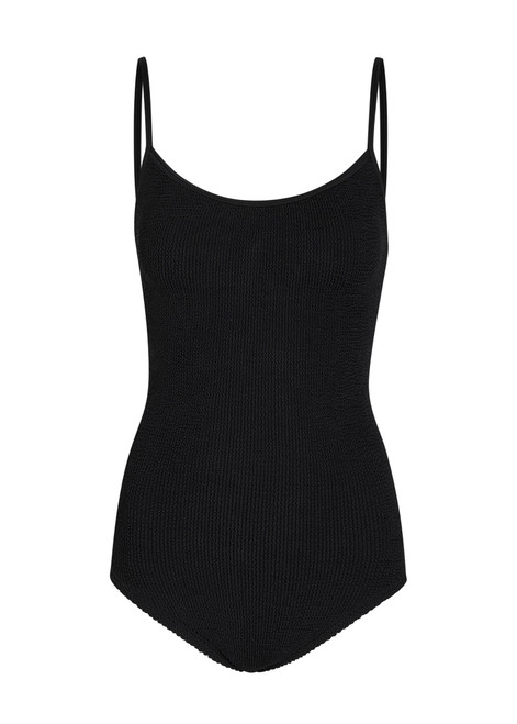 HUNZA G-Coverage Pamela crinkle swimsuit