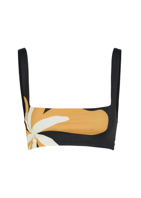 CALA DE LA CRUZ-Francesca floral-print bikini top