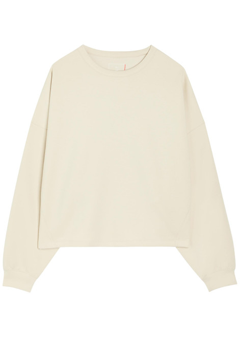 NIKE-Cropped jersey sweatshirt
