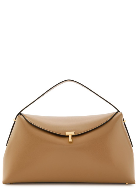 TOTEME-T-Lock leather top handle bag