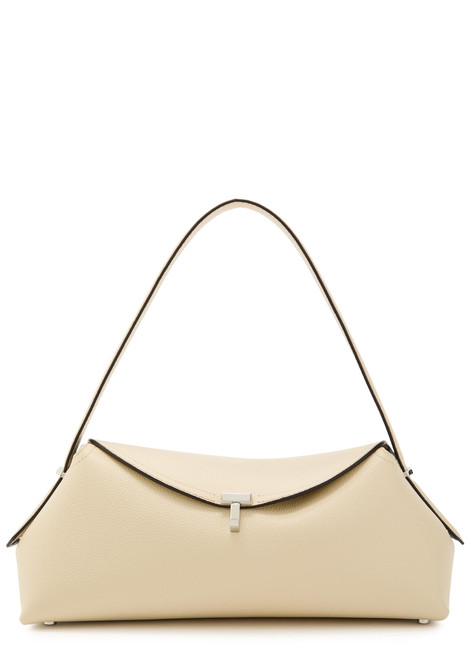 TOTEME-T-Lock grained leather shoulder bag