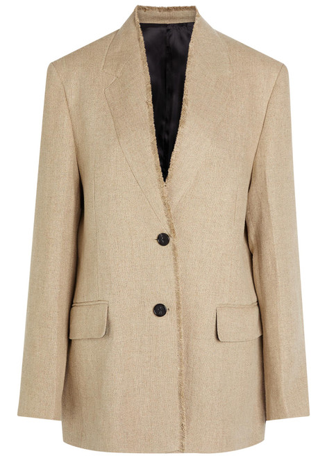 TOTEME-Frayed linen jacket