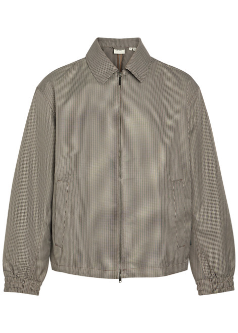 LES DEUX-Checked woven jacket