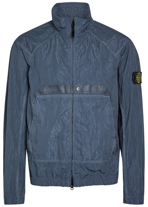 STONE ISLAND-Warp crinkled nylon jacket