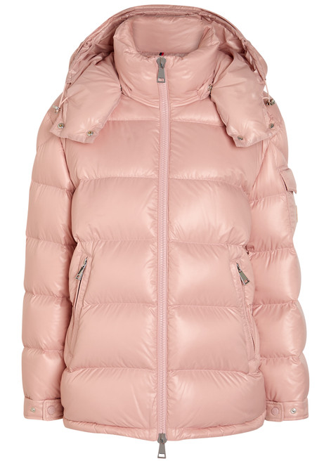 MONCLER-Maire padded hooded laqué nylon jacket