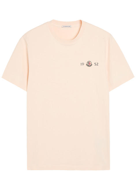 MONCLER-Logo stretch-cotton T-shirt