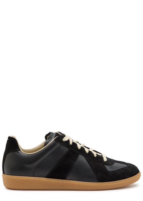 MAISON MARGIELA-Replica panelled leather sneakers