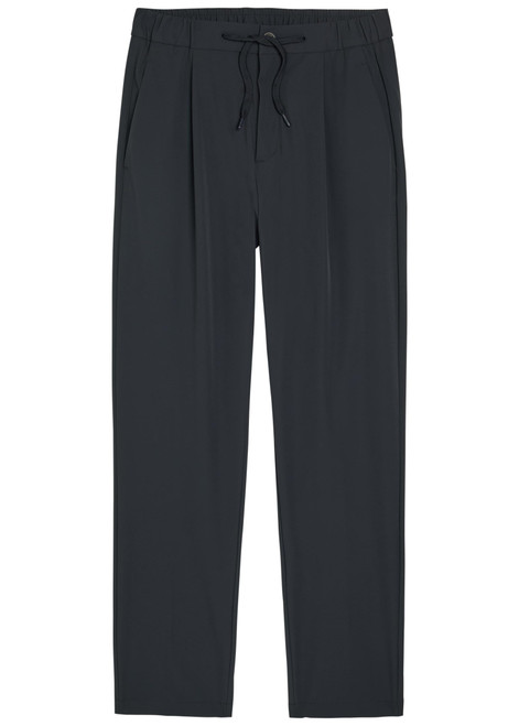 HERNO-Slim-leg stretch-nylon trousers