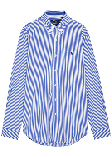POLO RALPH LAUREN-Striped stretch-cotton shirt