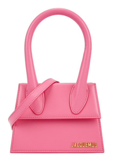 JACQUEMUS-Le Chiquito Moyen leather top handle bag