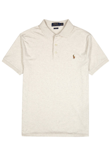 POLO RALPH LAUREN-Slim Pima cotton polo shirt