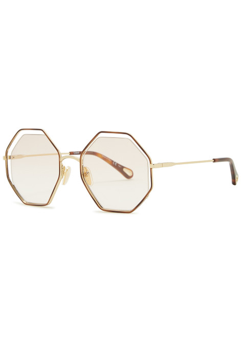 CHLOE-Poppy octagon-frame sunglasses