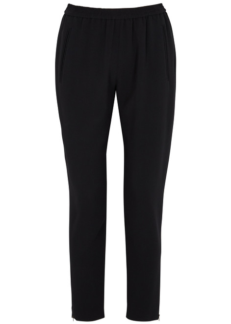 STELLA MCCARTNEY-Tamara black tapered trousers