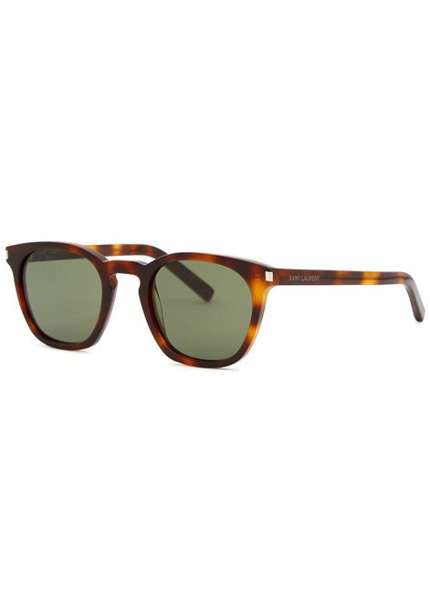 SAINT LAURENT-SL28 tortoiseshell wayfarer-style sunglasses