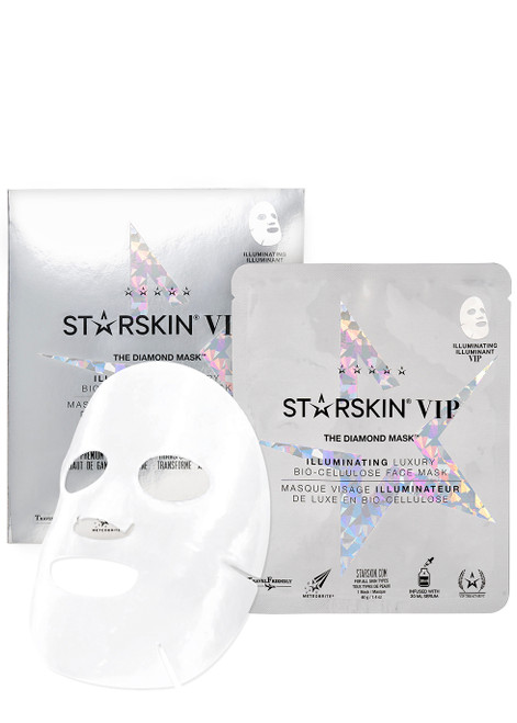 STARSKIN-THE DIAMOND MASK™ VIP Illuminating Bio-Cellulose Face Mask