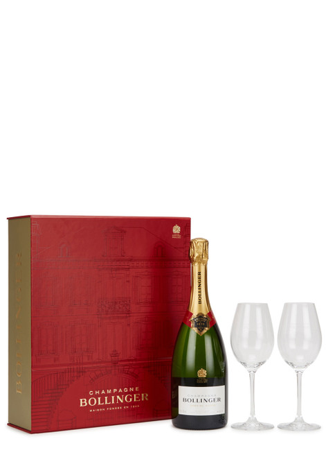 BOLLINGER-Special Cuvée Champagne NV & Flutes Gift Set